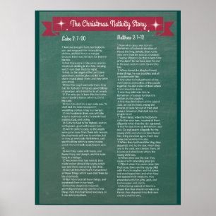 Pôster A história da natividade do Natal - na escritura