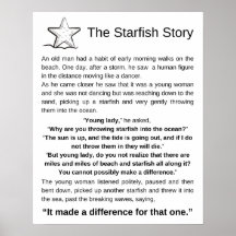 A história do Starfish, Poema do Starfish