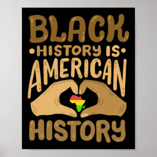 Poster A História Negra É a História Americana Homens Mul