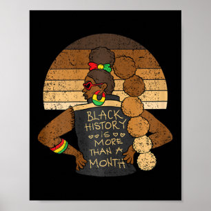 Poster A História Negra É Mais De Um Mês De Mulher Afro