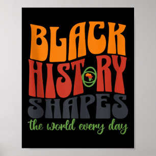 Poster A História Negra Forma O Mundo Todos Os Dias Enqua