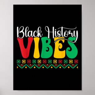 Poster A História Negra Vibe a Liberdade Africana America