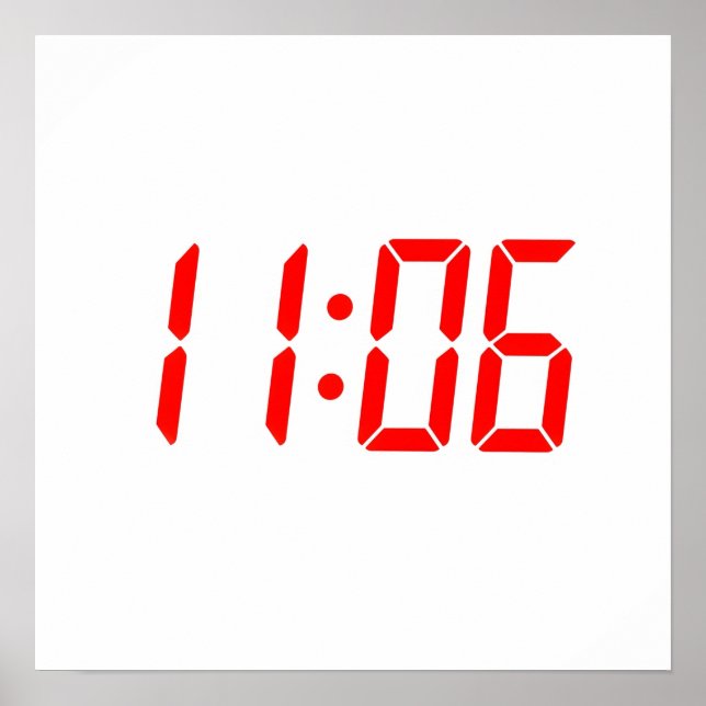 Poster A Hora 11:06 (Frente)