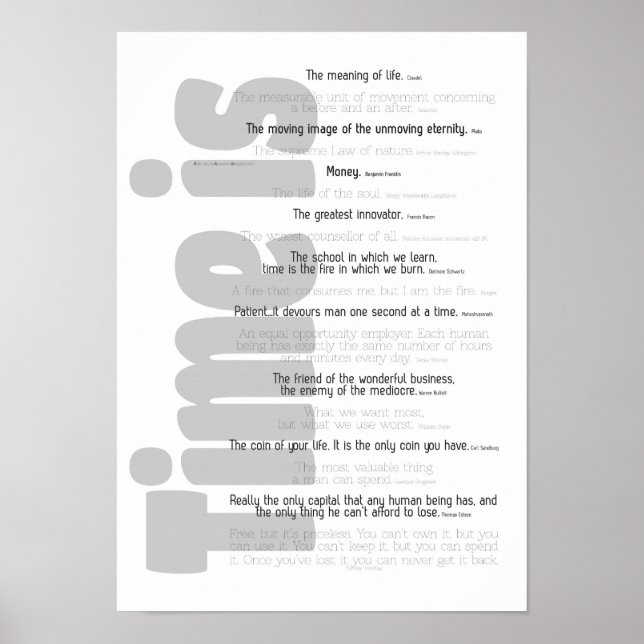 Poster - A Hora É. . . (Frente)