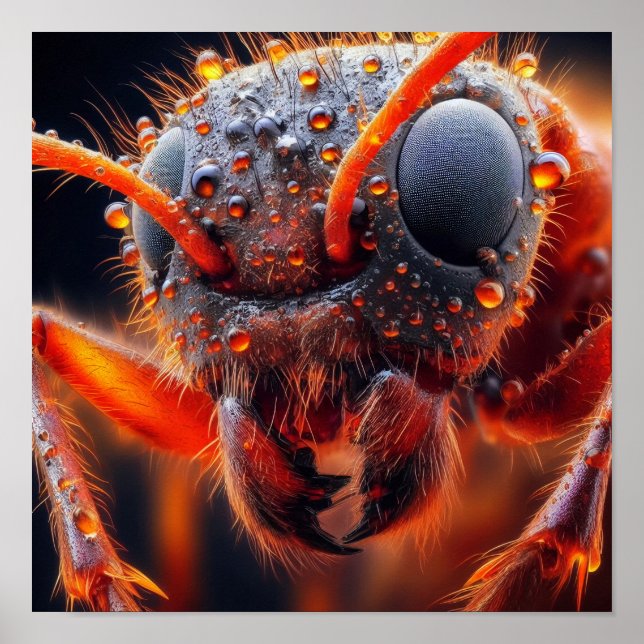 Poster A.I. Macro da Formiga (Frente)