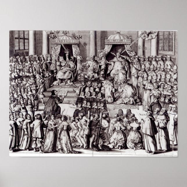 Pôster A Igreja da Inglaterra Contra a Papada (Frente)