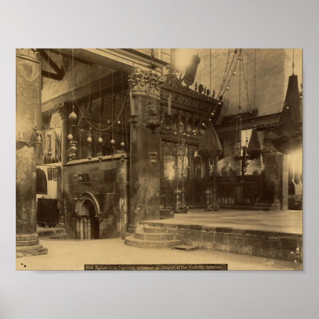 Poster A Igreja da Natividade em Belém (Frente)