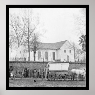 Pôster A igreja de St John em Richmond, VA 1865