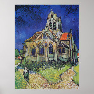 Poster A Igreja de Van Gogh em Auvers