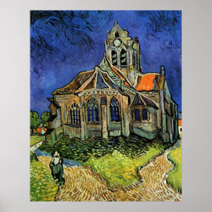 Pôster A Igreja em Auvers por Vincent van Gogh