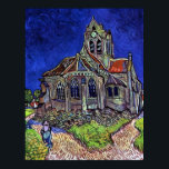 Poster A Igreja em Auvers por Vincent van Gogh 1890<br><div class="desc">Tanto quanto sei, estas imagens estão em dominio público e acreditam ser livres de usar sem restrições nos EUA. Por favor, entre em contato comigo se você descobrir que qualquer uma dessas imagens não está no Dominio público.</div>