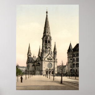 Pôster A igreja memorável de Wilhelm do imperador,