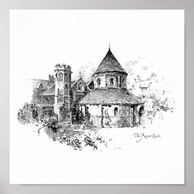 Pôster A Igreja Redonda (Frente)