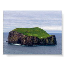 A ilha com uma casa