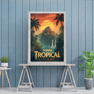 Poster A Ilha Perdida – Paraíso Tropical Fantasia