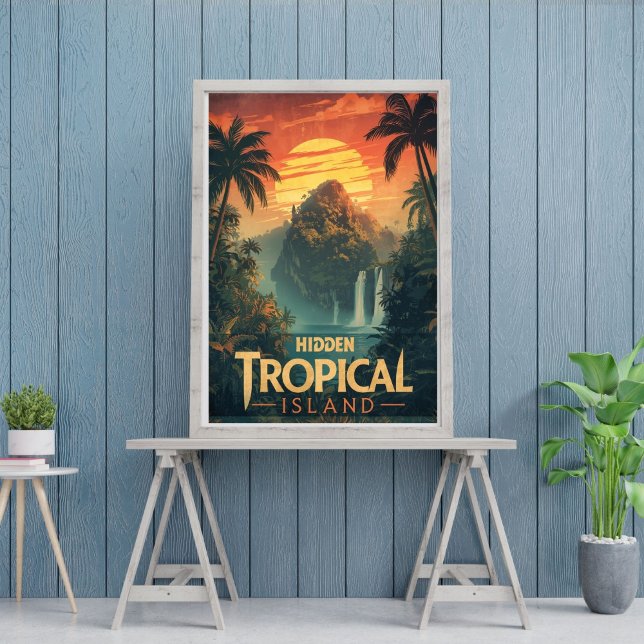 Poster A Ilha Perdida – Paraíso Tropical Fantasia (Criador carregado)