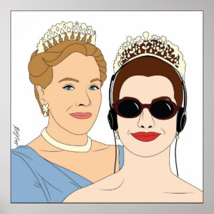 Poster A ilustração da Princesa Diaries