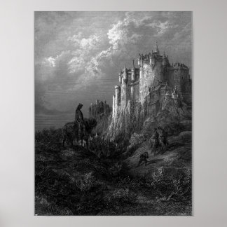 Pôster A ilustração de Doré de Camelot