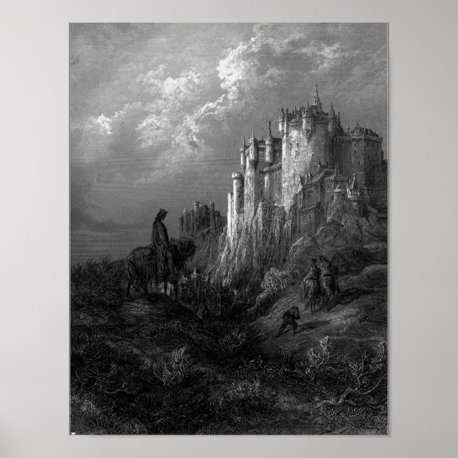 Pôster A ilustração de Doré de Camelot (Frente)