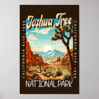 A Ilustração do Parque Nacional de Joshua Tree fic