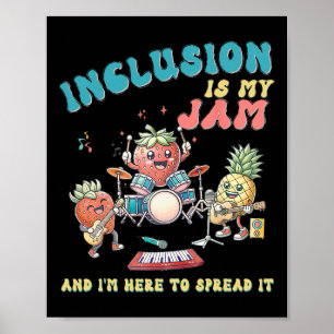 Poster A Inclusão É A Minha Consciência Do Autismo (2)
