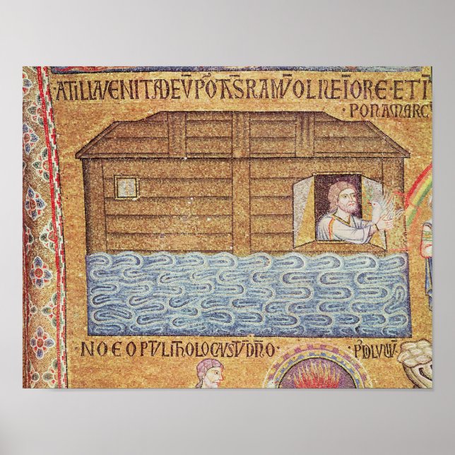 Pôster A Inundação, do Atrium, detalhe de Noé (Frente)