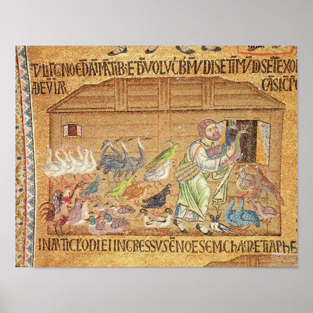 Poster A Inundação, do Atrium, detalhe de Noé (Frente)