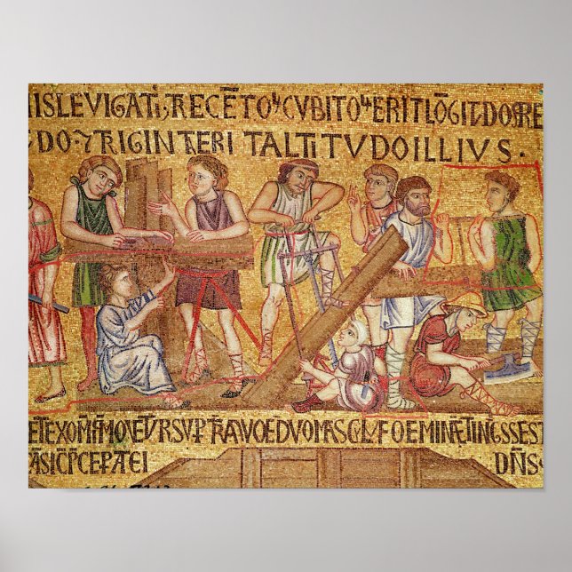 Pôster A Inundação, do Atrium, detalhe do (Frente)