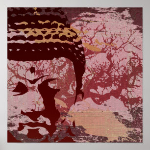 Poster A ioga fala: Gráfico da árvore de Buddha