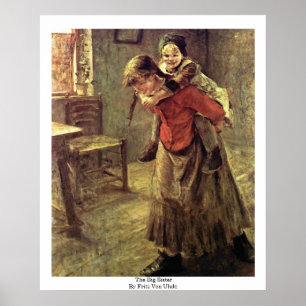 Pôster A irmã mais velha por Fritz Von Uhde