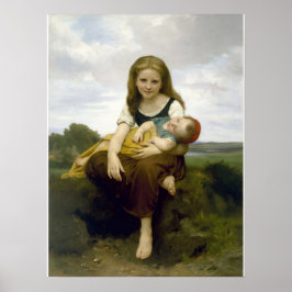 Poster A Irmã Mais Velho de Bouguereau