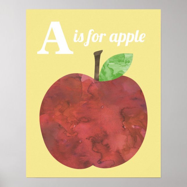 Poster A is for Apple (Frente)