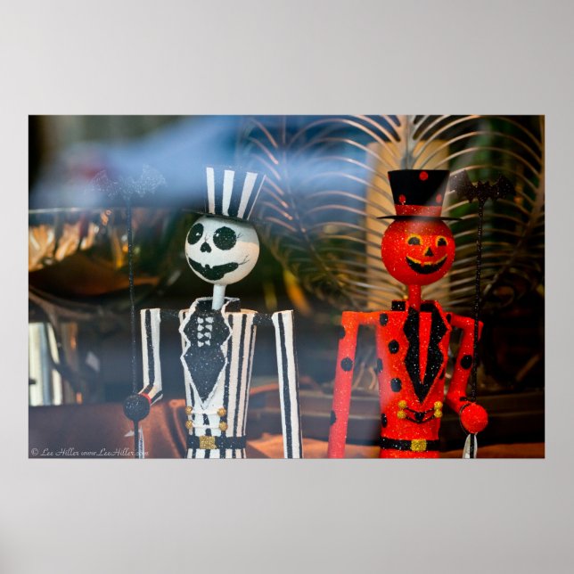 Poster A janela urbana Halloween do "Jack" O-Lantern Post (Frente)