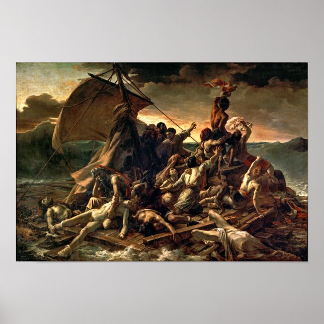 Poster A jangada de Medusa | Théodore Géricault | (Frente)