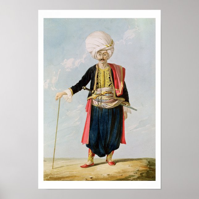Poster A Janissary, c.1823 (Frente)