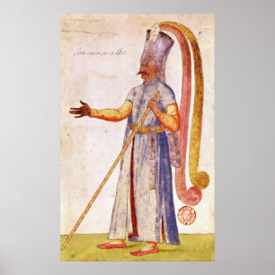 Pôster A Janissary or soldier, 1567