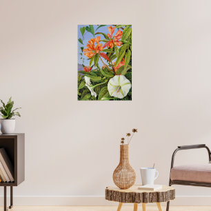 Poster A Javan Rhododendrum e Ipomoea