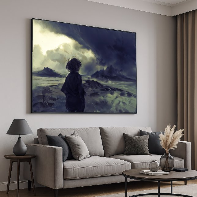 Poster A Jornada Desconhecida - Impressionismo Monocromát (Criador carregado)