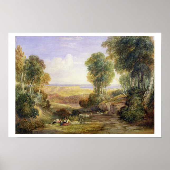 Pôster A Junção do Severn e do Wye com o Chepst (Frente)