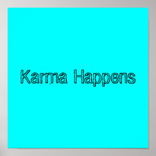 Poster A karma acontece