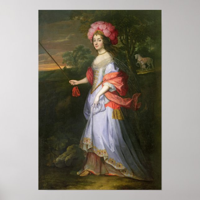 Pôster A Lady in Mascarada, c.1679 (Frente)