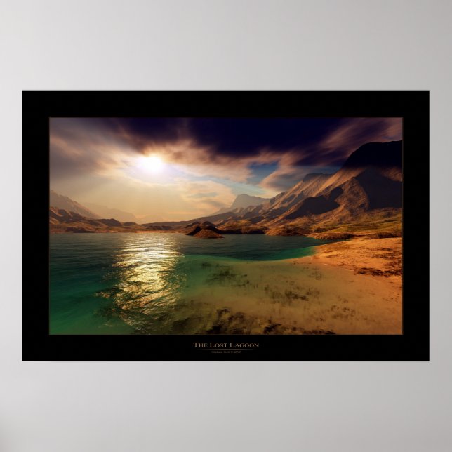 Poster A laguna perdida (Frente)
