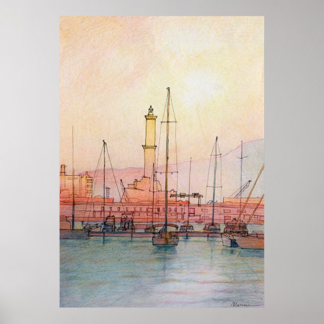 Pôster A lanterna de Génova (Frente)