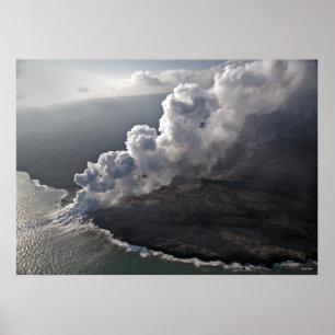 Poster A lava encontra o mar - Havaí