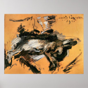 Pôster A lebre por Lovis Corinth