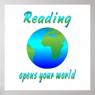 Poster A LEITURA ABRE Mundos
