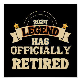 Pôster A lenda se aposentou oficialmente