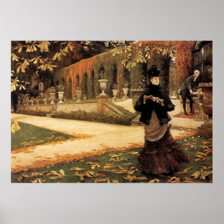 Poster A Letra ~ James Tissot ~ Fine Art Canvas Print