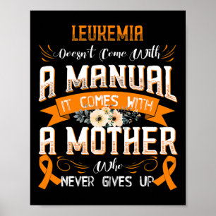 Poster A leucemia não vem com um manual