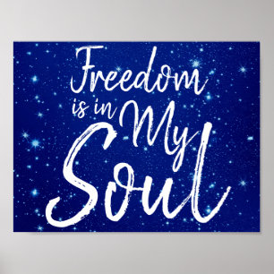 Poster A liberdade está na minha alma